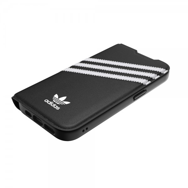 Adidas iPhone 14 Pro Etui 3 Stripes Bok Etui Svart Hvit