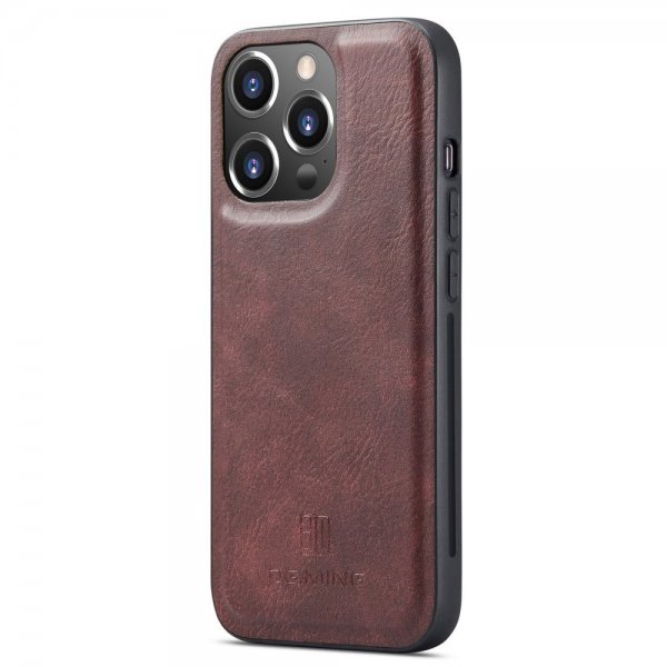 Dg.Ming iPhone 14 Pro Etui Avtagbart Deksel Rød