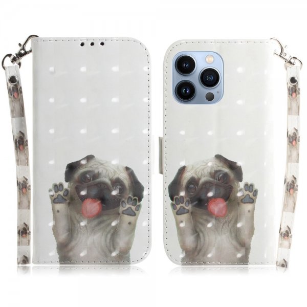 iPhone 14 Pro Etui Motiv Mops