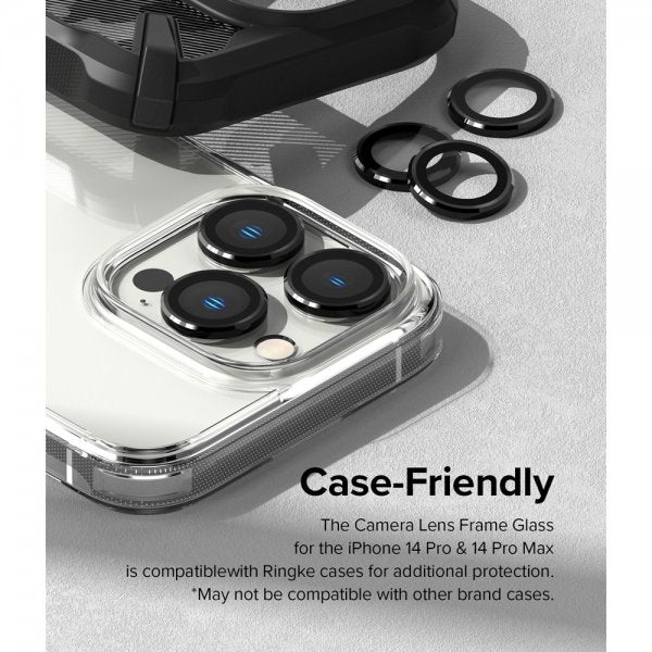Ringke iPhone 14 Pro/iPhone 14 Pro Max Kamerabeskytter Camera Lens Frame Svart