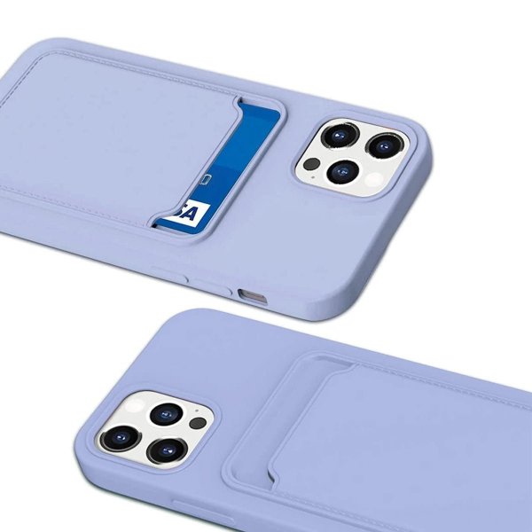 iPhone 14 Pro Max Deksel Kortholder Lilla
