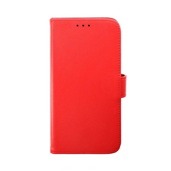 Rvelon iPhone 14 Pro Max Etui Ekte Skinn Rød