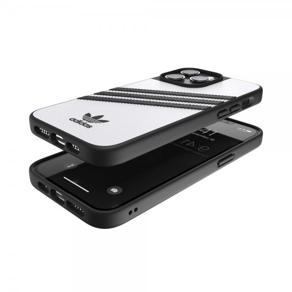 Adidas iPhone 14 Pro Max Deksel 3 Stripes Snap Case Hvit Svart
