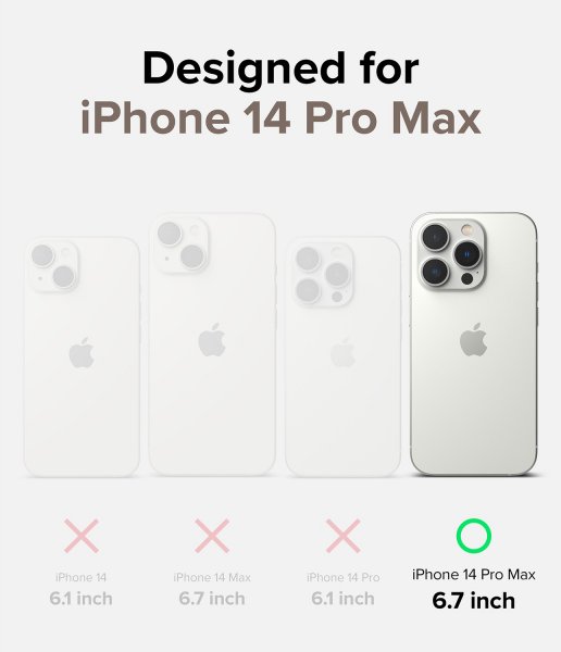 Ringke iPhone 14 Pro Max Deksel Fusion Card Clear
