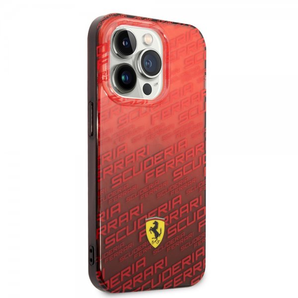 Ferrari iPhone 14 Pro Max Deksel Gradient Scuderia Rød