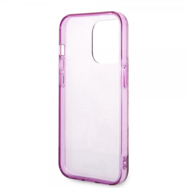 Guess iPhone 14 Pro Max Deksel Jungle Rosa