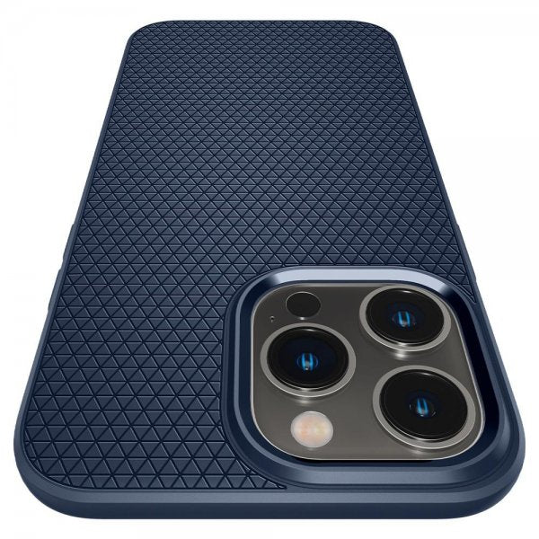 Spigen iPhone 14 Pro Max Deksel Liquid Air Navy Blue