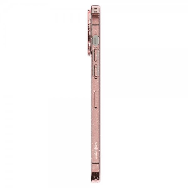 Spigen iPhone 14 Pro Max Deksel Liquid Crystal Glitter Rose Quartz