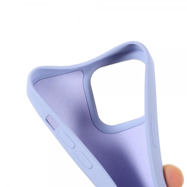 X-Level iPhone 14 Pro Max Deksel Liquid Silicone Lilla