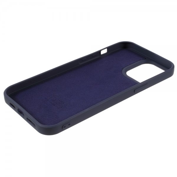 X-Level iPhone 14 Pro Max Deksel Liquid Silicone Mørkeblå