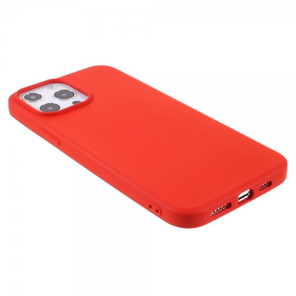 X-Level iPhone 14 Pro Max Deksel Liquid Silicone Rød