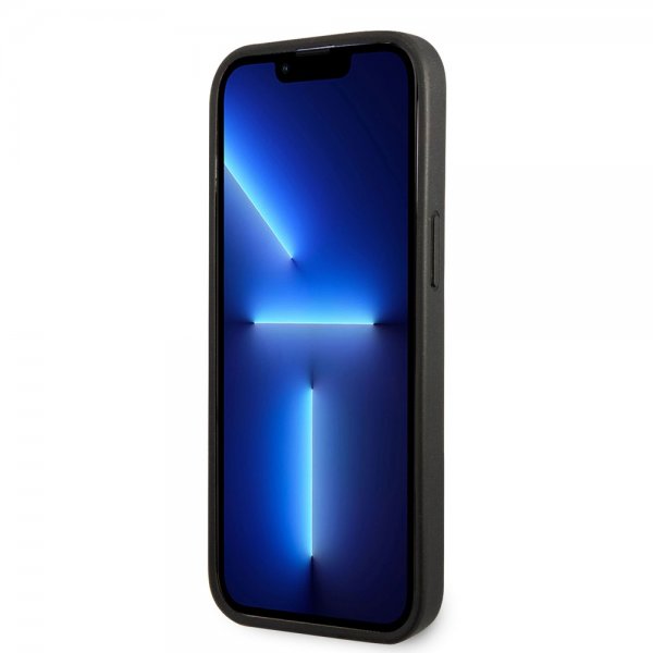 Ferrari iPhone 14 Pro Max Deksel Logo Perforert Rød