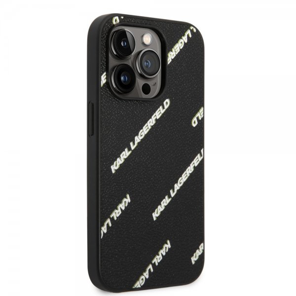 Karl Lagerfeld iPhone 14 Pro Max Deksel Logomania Svart