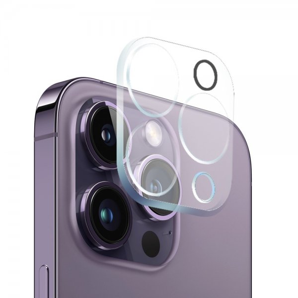 Northjo iPhone 14 Pro Max Deksel med Skjermbeskytter og Kamerabeskytter 3-i-1
