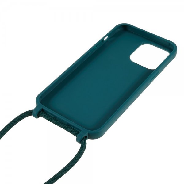 iPhone 14 Pro Max Deksel med Stropp Grønn