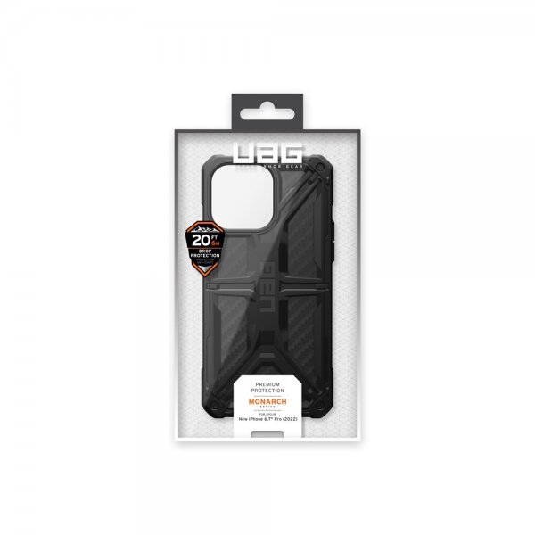 Urban Armor Gear (UAG) iPhone 14 Pro Max Deksel Monarch Carbon Fiber