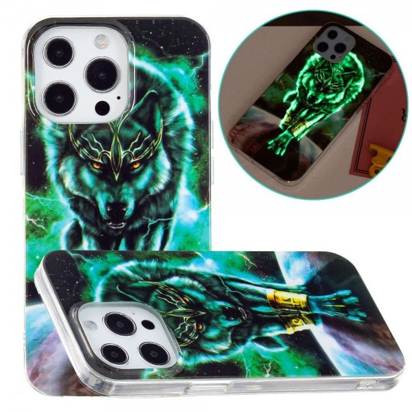 iPhone 14 Pro Max Deksel Motiv Ulv