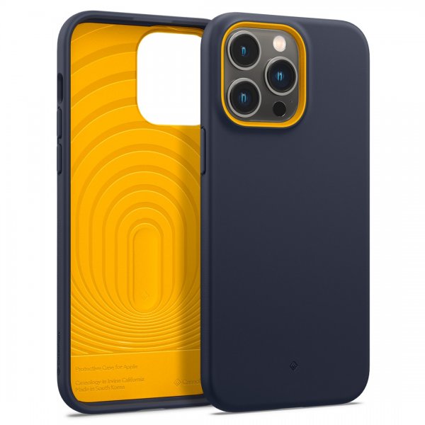 Caseology iPhone 14 Pro Max Deksel Skjermbeskytter Nano Pop 360 Blueberry Navy