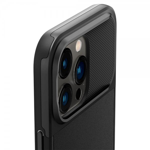 Spigen iPhone 14 Pro Max Deksel Optik Armor MagFit Svart