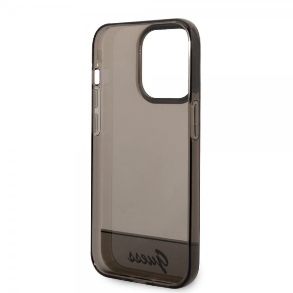 Guess iPhone 14 Pro Max Deksel Translucent Svart