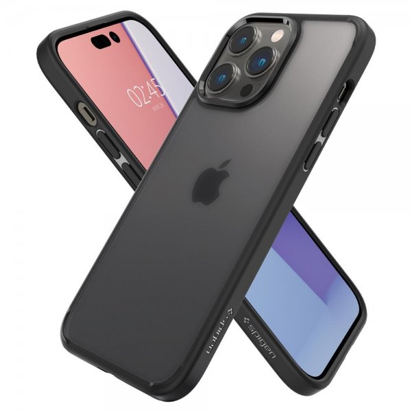 Spigen iPhone 14 Pro Max Deksel Ultra Hybrid Frost Black