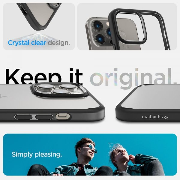 Spigen iPhone 14 Pro Max Deksel Ultra Hybrid Matte Black