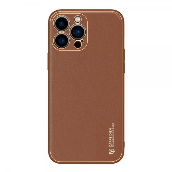 Dux Ducis iPhone 14 Pro Max Deksel Brun