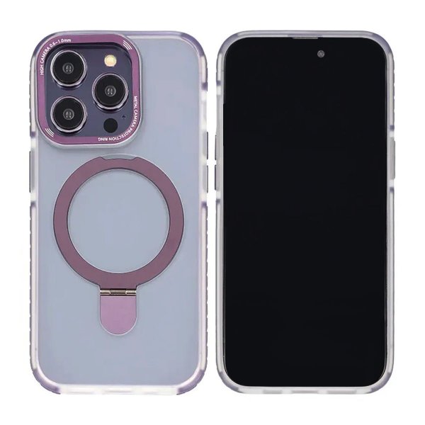 iPhone 14 Pro Deksel Ring Stand MagSafe Lilla