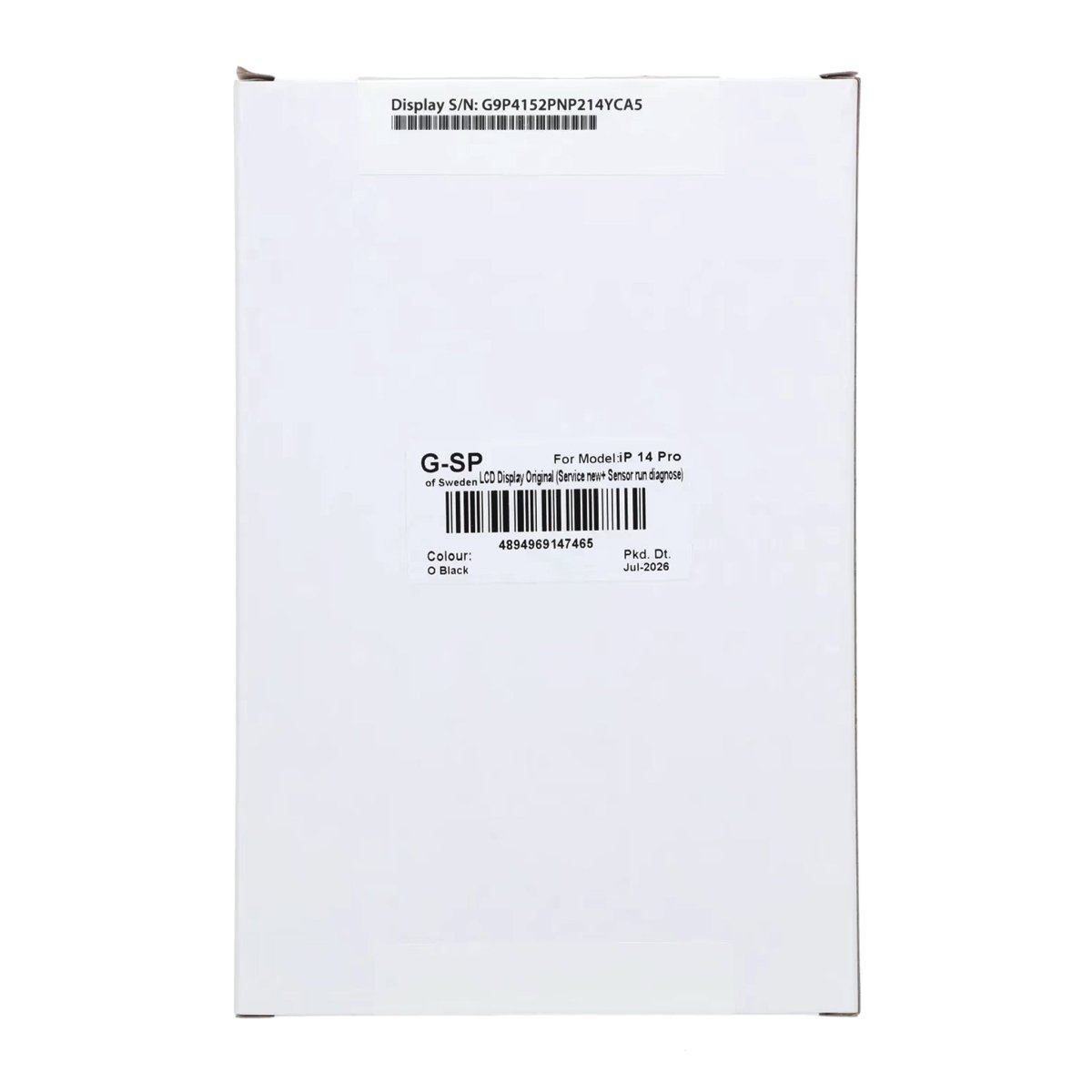 iPhone 14 Pro OLED-skjerm Original – Sensor-diagnostikk