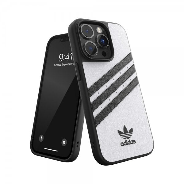 Adidas iPhone 14 Pro Deksel 3 Stripes Snap Case Hvit Svart