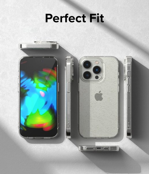Ringke iPhone 14 Pro Deksel Air Glitter Clear