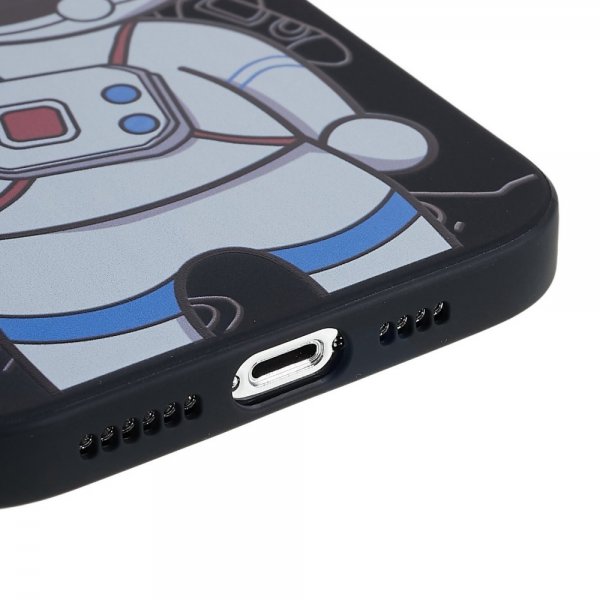 iPhone 14 Pro Deksel Astronaut Svart Brun
