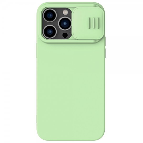 Nillkin iPhone 14 Pro Deksel CamShield Silky MagSafe Grønn