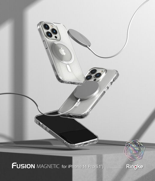 Ringke iPhone 14 Pro Deksel Fusion Magnetic Matte Clear