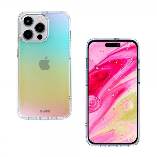 LAUT iPhone 14 Pro Deksel Holo Pearl