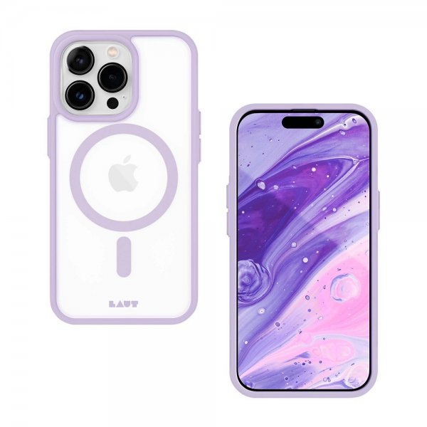 LAUT iPhone 14 Pro Deksel Huex Protect MagSafe Lavendel