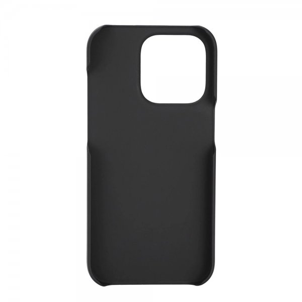 Krusell iPhone 14 Pro Deksel Leather CardCover Svart