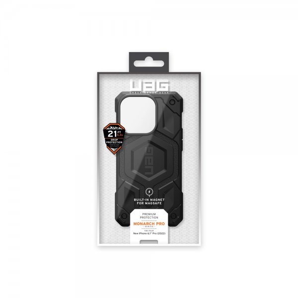Urban Armor Gear (UAG) iPhone 14 Pro Deksel Monarch Pro MagSafe Svart