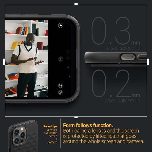 Caseology iPhone 14 Pro Deksel Parallax Mag Matte Black