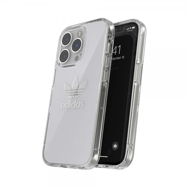 Adidas iPhone 14 Pro Deksel Beskyttende Klar Etui Klar