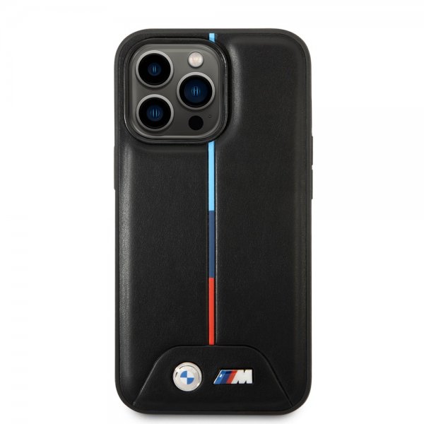 BMW iPhone 14 Pro Deksel Tikattu Svart