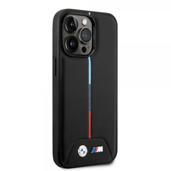 BMW iPhone 14 Pro Deksel Tikattu Svart