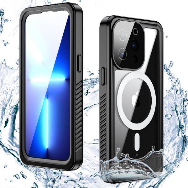 4smarts iPhone 14 Pro Deksel Rugged Etui Stark MagSafe Svart