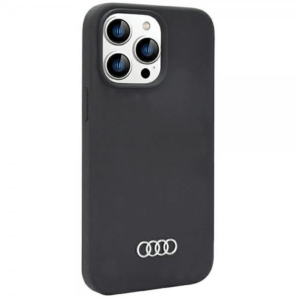 Audi iPhone 14 Pro Deksel Silikoni Svart