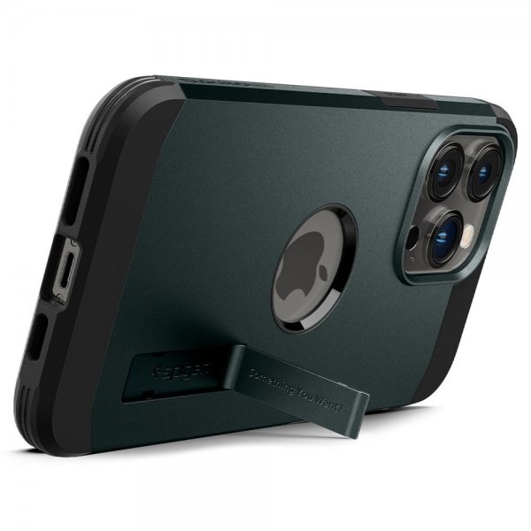 Spigen iPhone 14 Pro Deksel Tough Armor MagFit Abyss Green