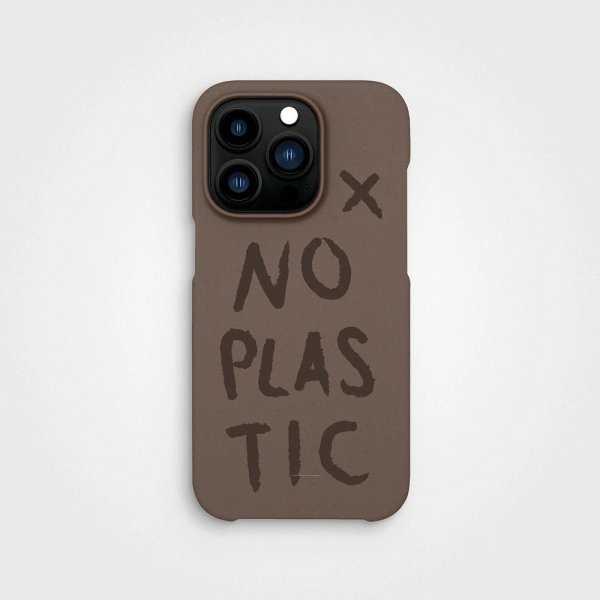 agood company iPhone 14 Pro Deksel Plantbasert No Plastic Earth Brown