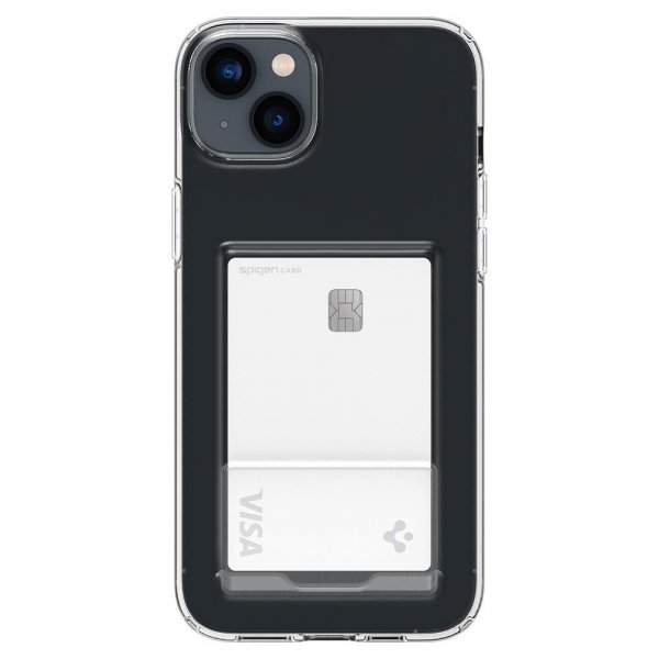 Spigen iPhone 14 Deksel Crystal Slot Crystal Clear