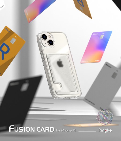 Ringke iPhone 14 Deksel Fusion Card Clear