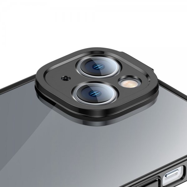Baseus iPhone 14 Deksel Glitter Series Svart