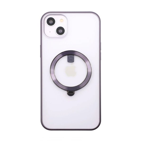 Rvelon iPhone 14 Deksel MagSafe Ring Lilla